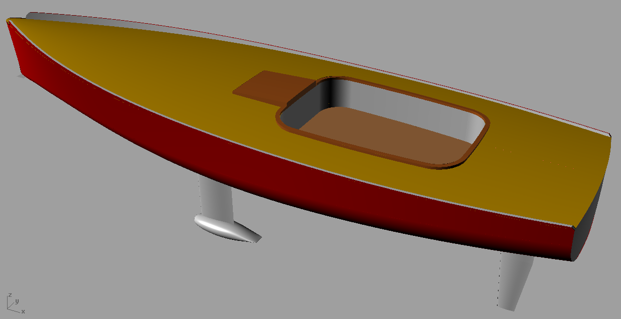Didi 27 Retro radius chine plywood boat plans